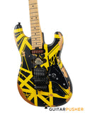 EVH Striped Series Limited Edition Aged Frankenstein Stratocaster Frankie B/Y (5107900528)