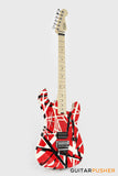 EVH Striped Series Stratocaster Electric Guitar - R/B/W