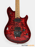 EVH Wolfgang Special Quilt Maple Top, Baked Maple Fretboard Electric Guitar - Sangria