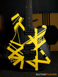 EVH Wolfgang Special Striped, Ebony Fretboard - Black w/ Yellow Stripes (5107702316)