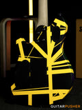 EVH Wolfgang Special Striped, Ebony Fretboard - Black w/ Yellow Stripes (5107702316)