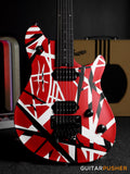 EVH Wolfgang Special Striped, Ebony Fretboard - Red w/ Black & White Stripes (5107702315)