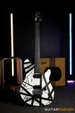EVH Wolfgang Special Striped, Ebony Fretboard - White w/ Black Stripes (5107702317)