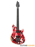 EVH Wolfgang Special Striped Limited Edition Aged, Ebony Fretboard - Red w/ Black & White Stripes (5107500315)