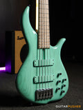 FBASS BN5 5-String Bass (Transparent Seafoam Green Gloss) - Ash Body, Birdseye Maple Fingerboard