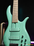 FBASS BN5 5-String Bass (Transparent Seafoam Green Gloss) - Ash Body, Birdseye Maple Fingerboard