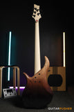 FBASS BN5 5-String Bass (Brown Fade Gloss) - Ash Body, Maple Fingerboard