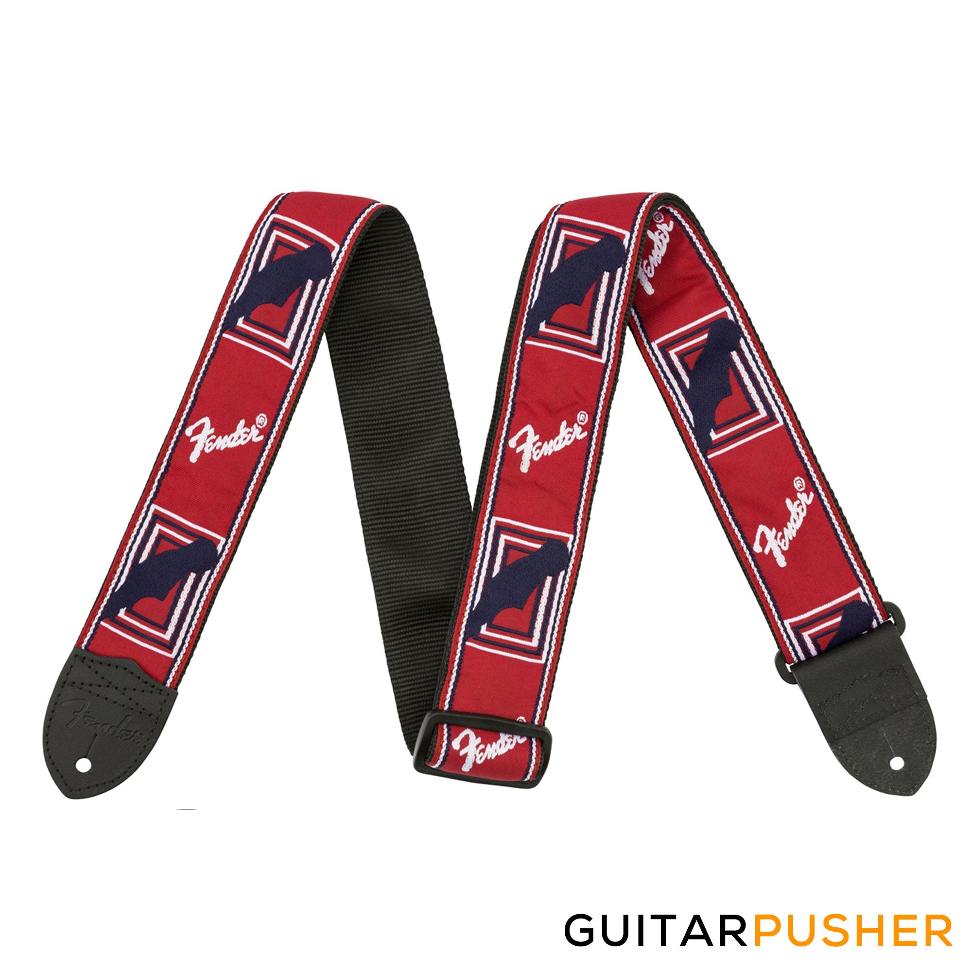 Amazon.com: Fender Monogrammed Guitar Strap, 2in, Black