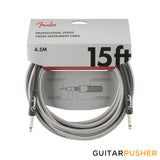Fender Professional Tweed Guitar Cable Straight to Straight - White