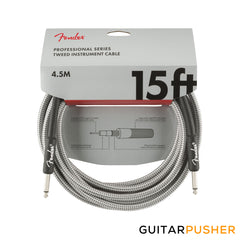 Fender Professional Tweed Guitar Cable Straight to Straight - White