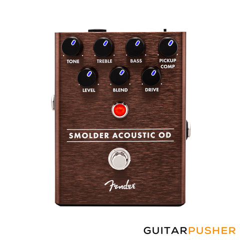 Fender Smolder Acoustic Overdrive Acoustic Guitar Effect Pedal 023-4550-000