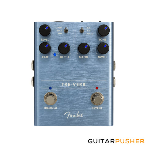 Fender Tre-Verb Digital Reverb/Tremolo Effect Pedal 023-4541-000