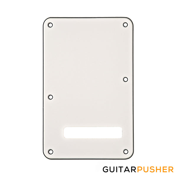 Plaque Arrière Vibrato Musiclily Pour Guitare Fender Strat - Style Vintage 6 Trous, Blanc