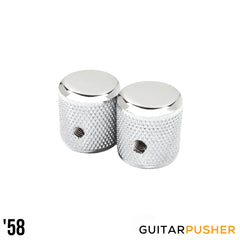 Fender Telecaster Dome Knob Set (2 pcs.) - Chrome