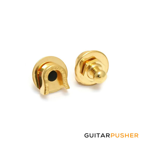 Fender Strap Locks for Electric Guitar (Set of 2) - Gold 002-2043-049