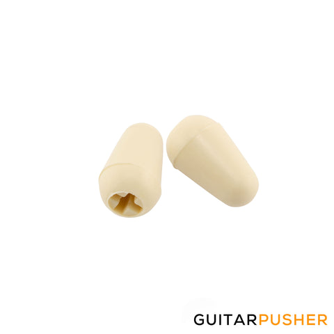Fender Road Worn Strat Switch Tip (Aged White) - Set of 2 (099-7205-000)