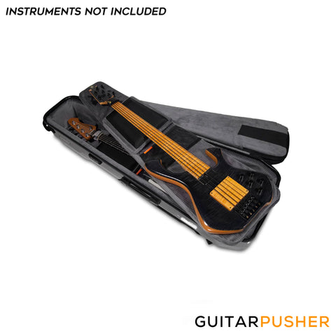 gruv gear kapsule duo Gruv Gear Kapsule Duo for 2 Electric Bass Guitars (Black) – GuitarPusher