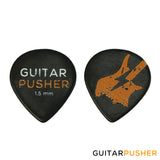 Guitar Pusher DelTex Collectible Guitar Pick Set with Tin Can - 0.71mm 0.88mm 1.0mm 1.2mm 1.5mm Delrin Tortex