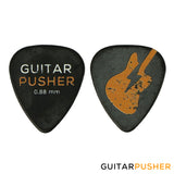 Guitar Pusher DelTex Collectible Guitar Pick Set with Tin Can - 0.71mm 0.88mm 1.0mm 1.2mm 1.5mm Delrin Tortex