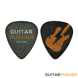 Guitar Pusher DelTex Collectible Guitar Pick Set with Tin Can - 0.71mm 0.88mm 1.0mm 1.2mm 1.5mm Delrin Tortex