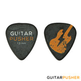 Guitar Pusher DelTex Collectible Guitar Pick Set with Tin Can - 0.71mm 0.88mm 1.0mm 1.2mm 1.5mm Delrin Tortex