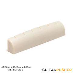 Graphtech NuBone Nut Slotted 1/4 in. Epiphone Style Lefty (per piece) LC-6060-L1