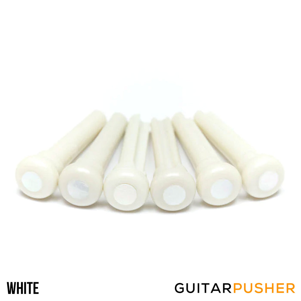 Graphtech TUSQ Bridge Pins 4mm / MotherofPearl Dot (6 Pcs) GuitarPusher