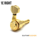 Graphtech RATIO SINGLE Electric Locking Tuner Contemporary Mini Gold 2 Pin PRL-8721