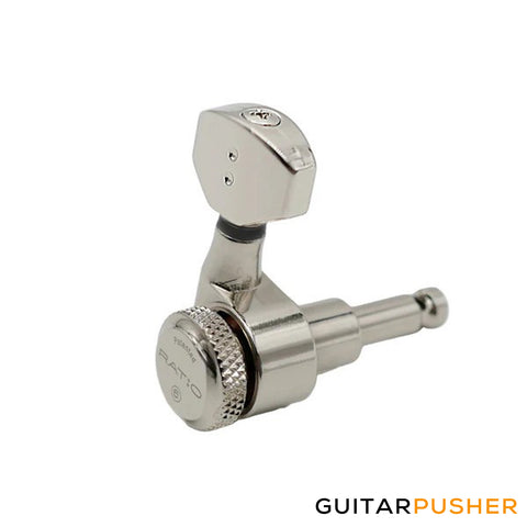 Graphtech RATIO Electric Locking 6 In-line Contemporary Mini Nickel 2 Pin PRL-8721-N0