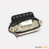 Godwound Thanos Modern Guitar Humbucker Pickup Set - 53mm F Spacing (Open Black, Nickel Bolts)