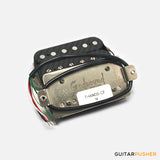 Godwound Vesuvius Modern Guitar Humbucker Pickup Set - 53mm F Spacing (Open Carbon Fiber, Nickel Bolts)