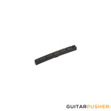 Hosco HSBK-NS1 Shaped / Slotted Black Bone Nut for Electric Guitars (Fender Type)