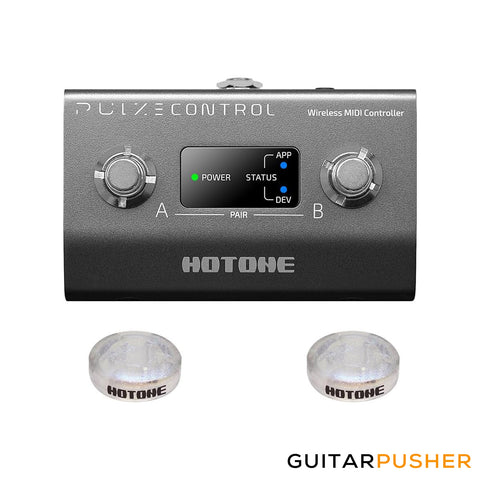 midi controller pedal Hotone EC-2 Pulze Control Wireless MIDI Foot Controller Pedal – GuitarPusher