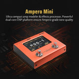 Hotone MP-50OR Ampero MINI Amp Modeler & Multi-Effects Processor - Orange