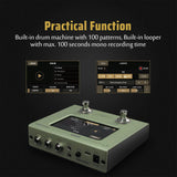 Hotone MP-50MC Ampero MINI Amp Modeler & Multi-Effects Processor - Matcha