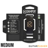 IBOX Brazil Leather & Iron Tag String Dampener/Muter (1pc) Black