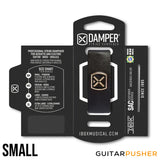 IBOX Brazil Leather & Iron Tag String Dampener/Muter (1pc) Black