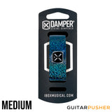 IBOX Brazil Leather & Iron Tag String Dampener/Muter (1pc) Holographic Blue