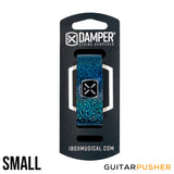 IBOX Brazil Leather & Iron Tag String Dampener/Muter (1pc) Holographic Blue