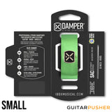 IBOX Brazil Leather & Iron Tag String Dampener/Muter (1pc) Metallic Green