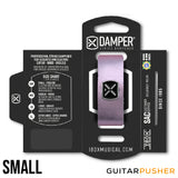 IBOX Brazil Leather & Iron Tag String Dampener/Muter (1pc) Metallic Purple
