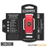 IBOX Brazil Leather & Iron Tag String Dampener/Muter (1pc) Red