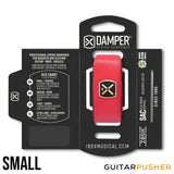 IBOX Brazil Leather & Iron Tag String Dampener/Muter (1pc) Red