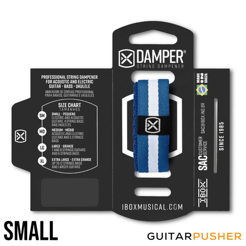 IBOX Brazil Polyester & Fabric Tag String Dampener/Muter (1pc) Striped B/W