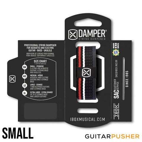 IBOX Brazil Polyester & Fabric Tag String Dampener/Muter (1pc) Striped R/B/W