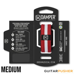 IBOX Brazil Polyester & Fabric Tag String Dampener/Muter (1pc) Striped R/W