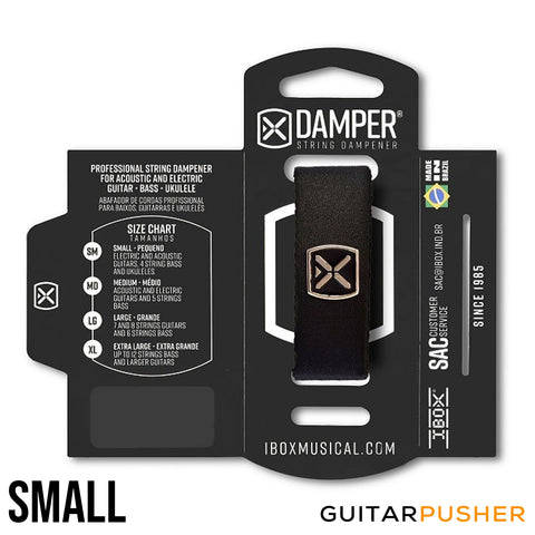 IBOX Brazil Polyester & Iron Tag String Dampener/Muter (1pc) Black