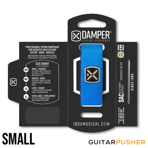 IBOX Brazil Polyester & Iron Tag String Dampener/Muter (1pc) Blue