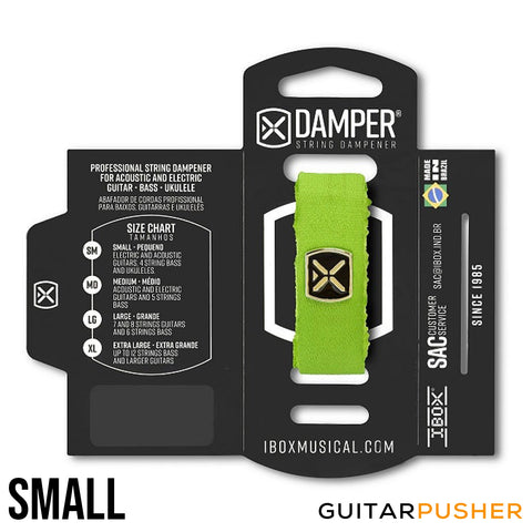 IBOX Brazil Polyester & Iron Tag String Dampener/Muter (1pc) Green
