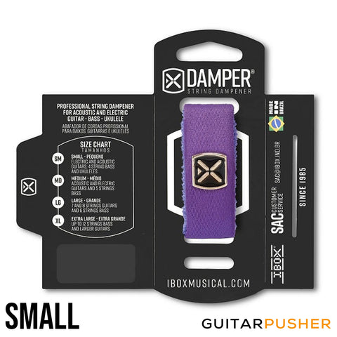 IBOX Brazil Polyester & Iron Tag String Dampener/Muter (1pc) Violet